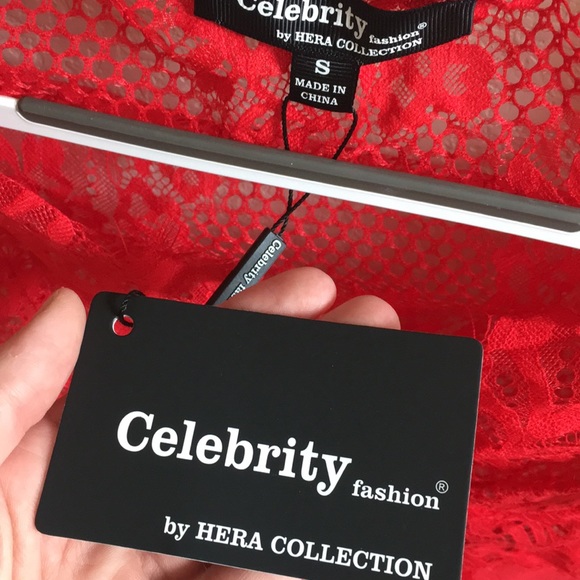 Red lingerie bodysuit - Picture 7 of 7